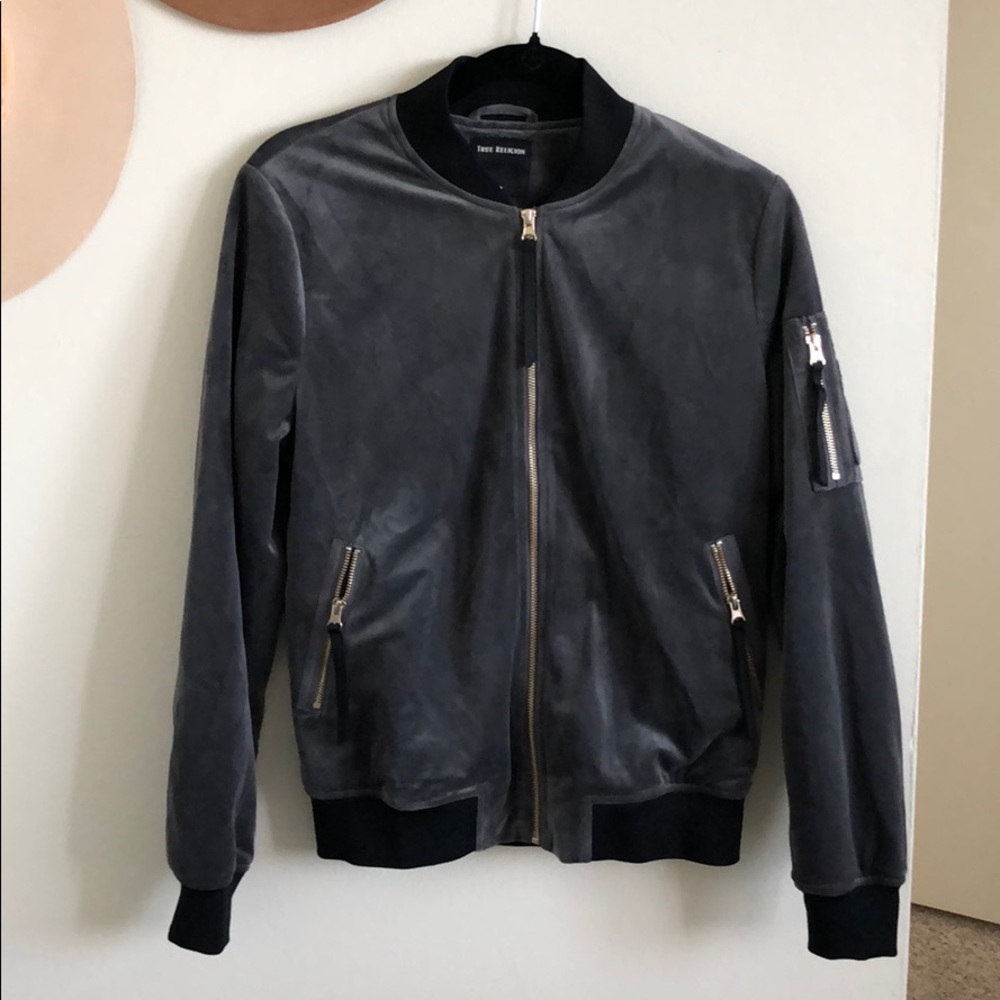 True Religion Velour Bomber